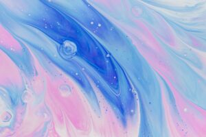 Oil paint blue pink background